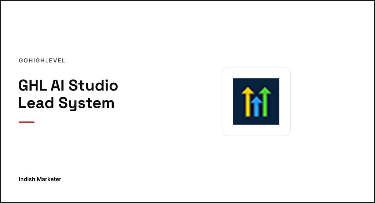 How to Build a Lead Generation System with GHL AI Studio (Step-by-Step)