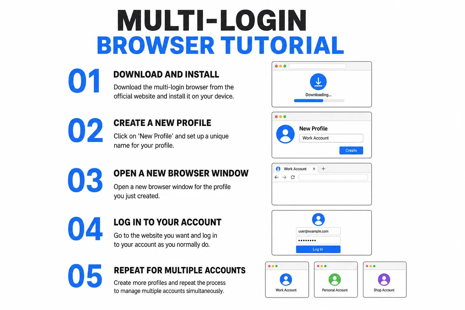 How to Set Up a Multi-Login Browser to Run Multiple App Profiles
