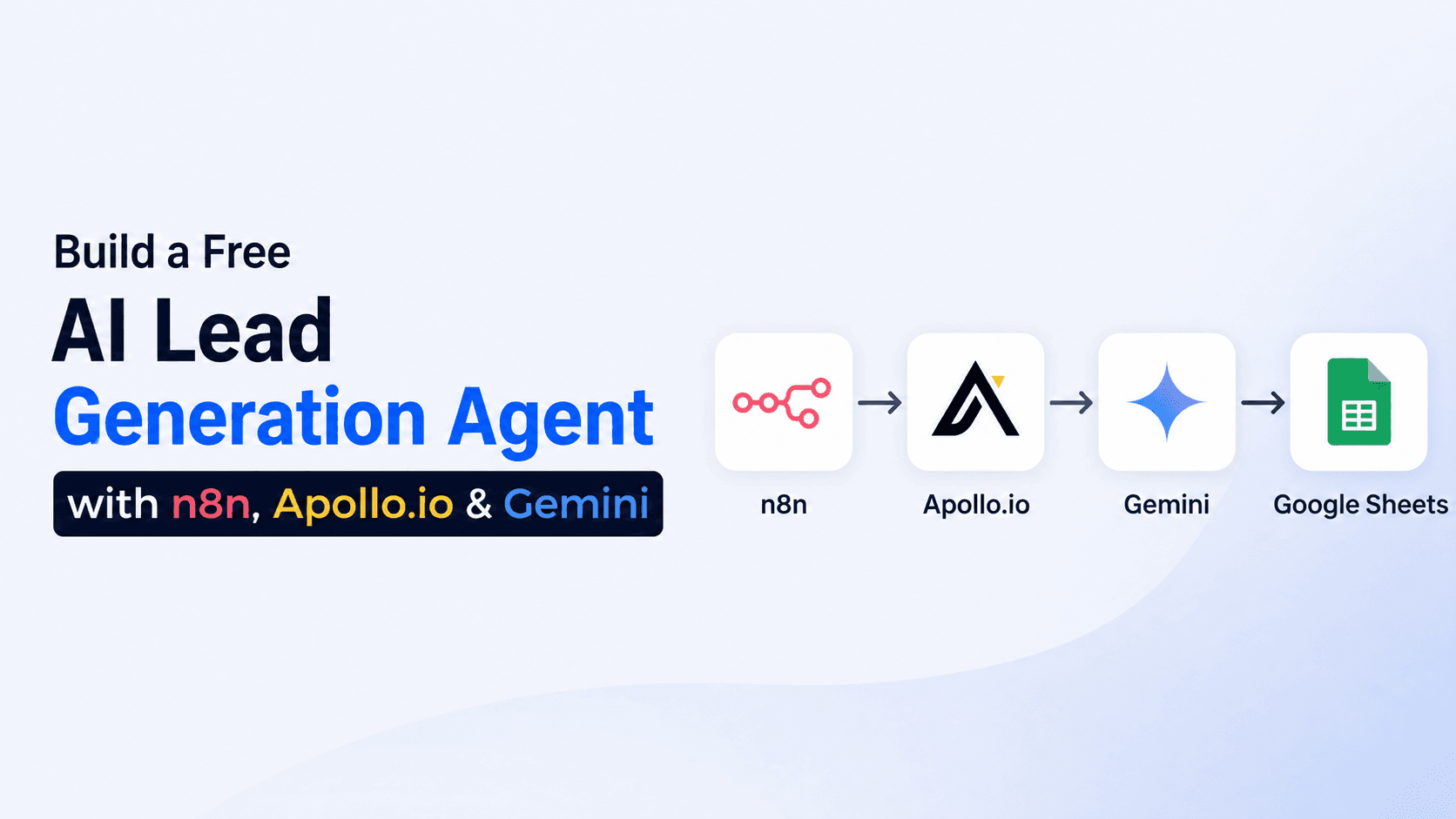 How to Build a Free AI Lead Generation Agent With n8n, Apollo.io, and Gemini