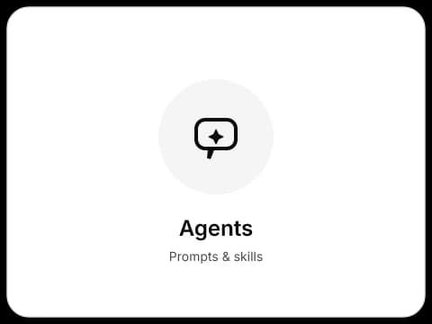 Icon representing the Agents category