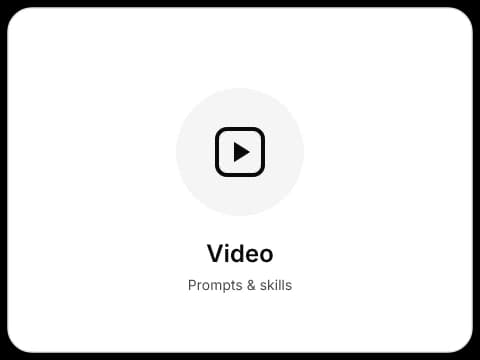 Icon representing the Video category