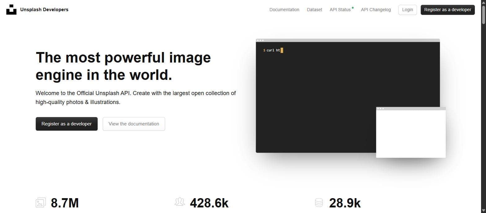 Unsplash API