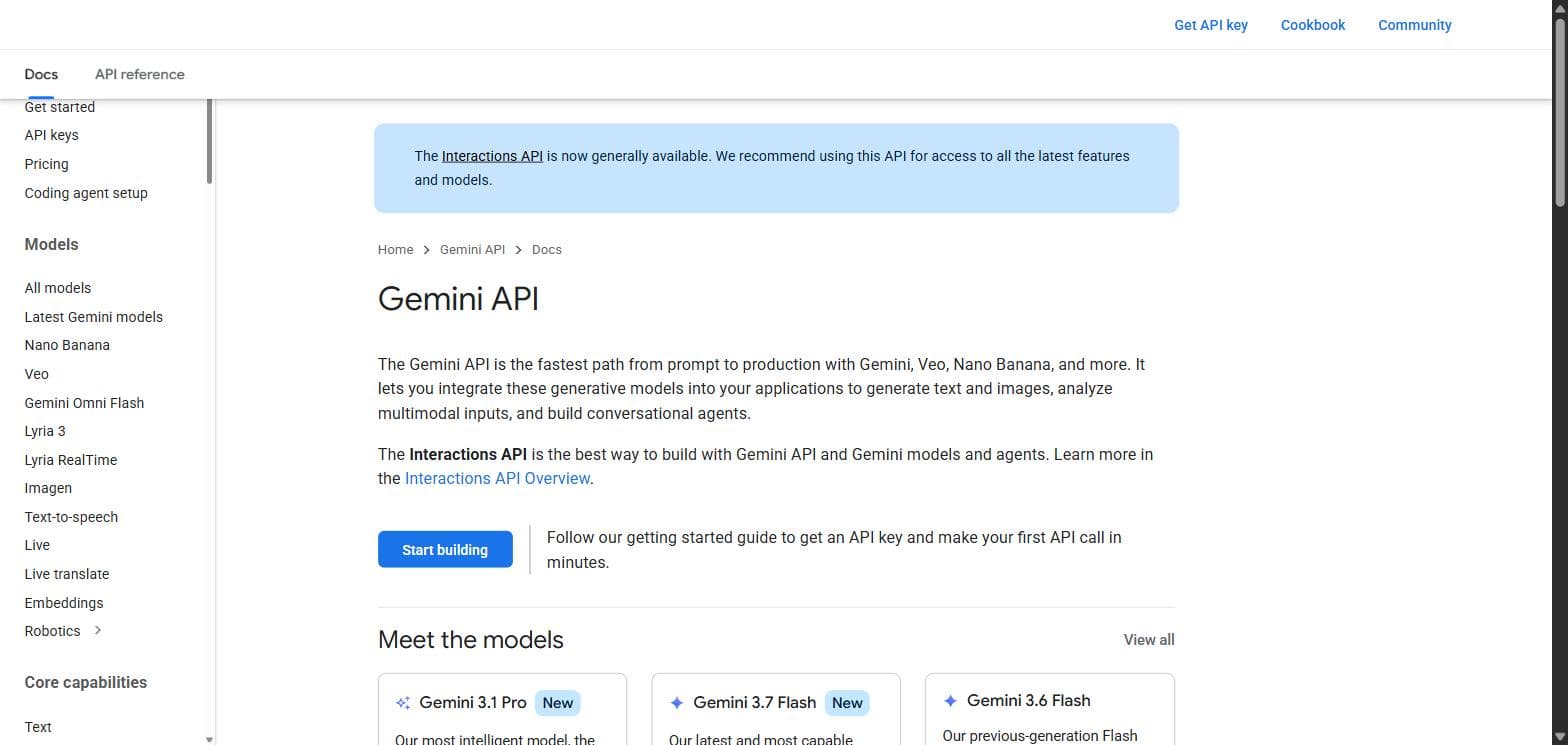 Google Gemini API
