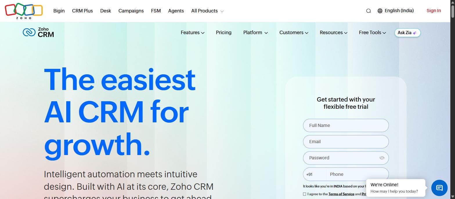 Zoho CRM