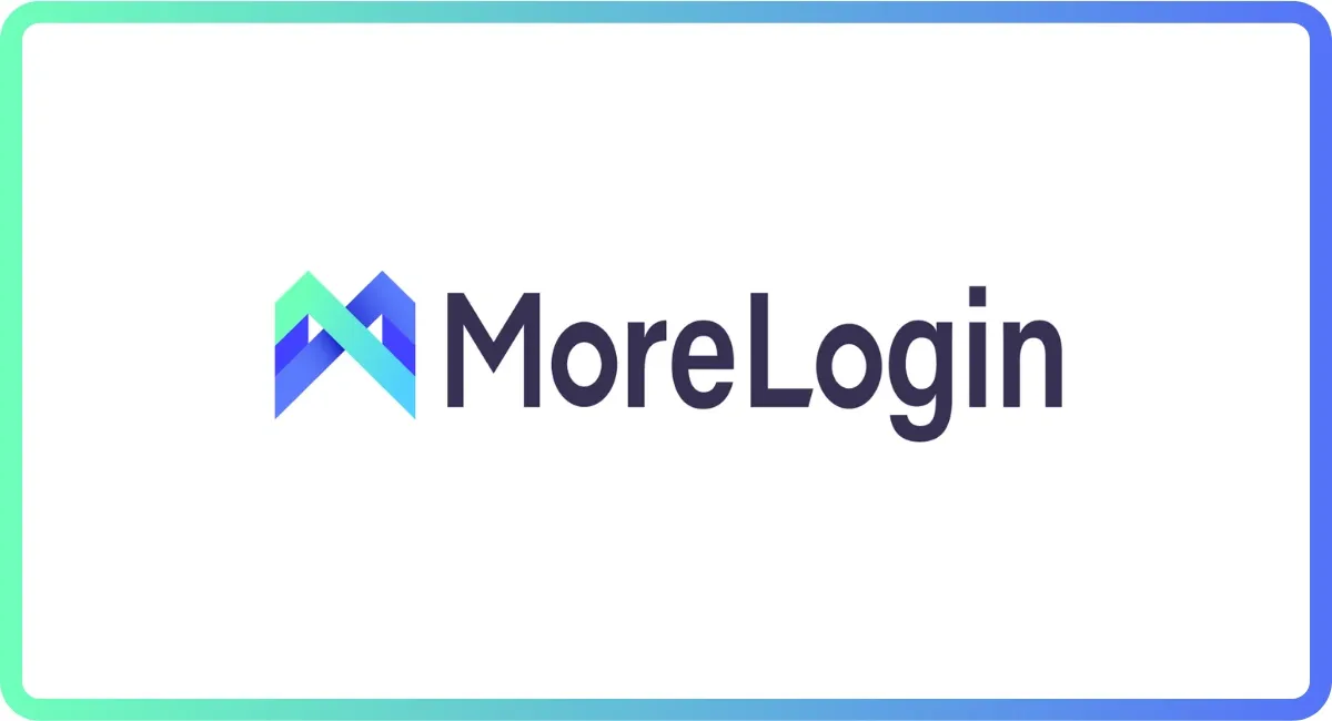 MoreLogin gradient blue-green logo