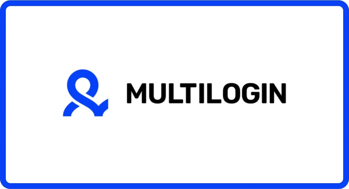 Multilogin blue ampersand logo