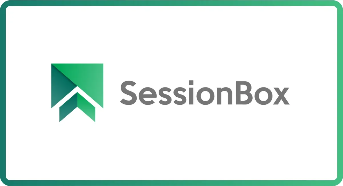 SessionBox green arrow logo