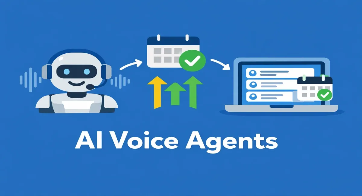  AI voice agent connecting calls to a CRM calendar booking system inside GoHighLevel.